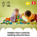 LEGO® DUPLO® Town 3in1 Dinosaurs on Wheels Learn-Through-Play Toddler Toy 10451-4
