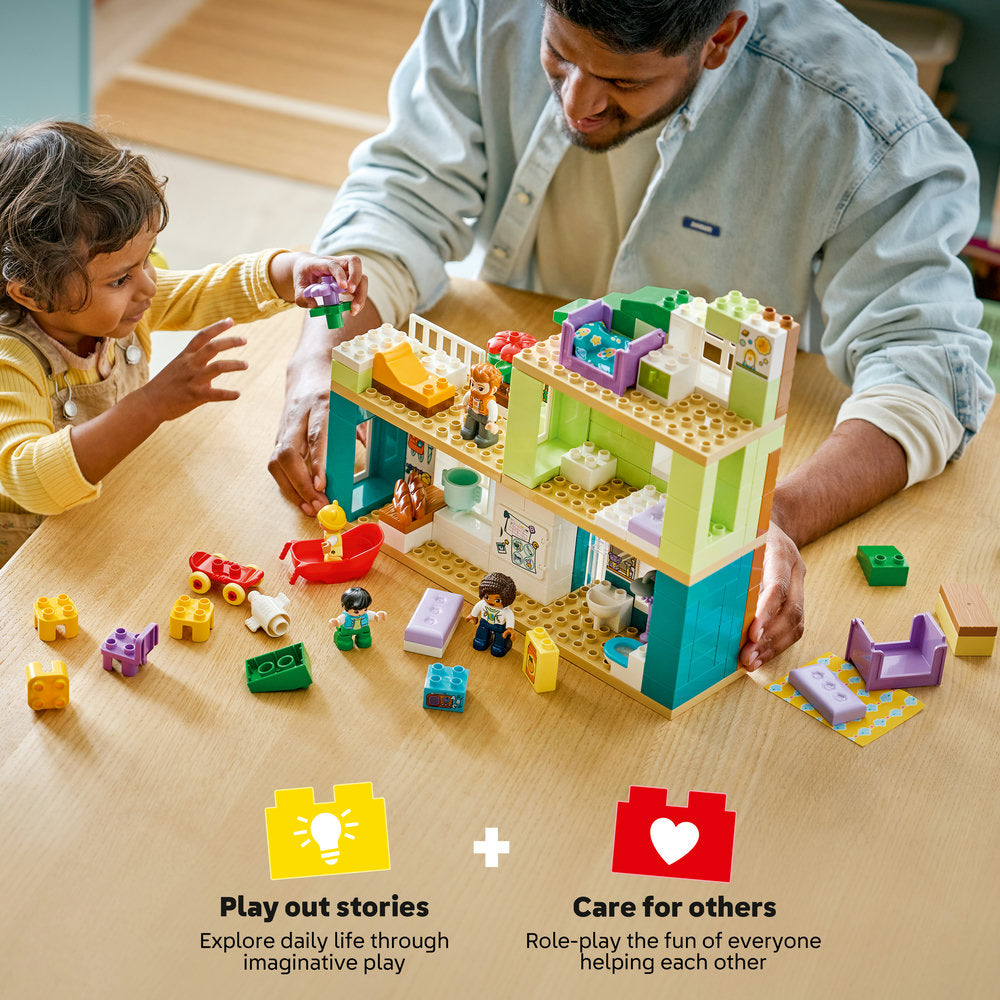 LEGO® DUPLO® Town 3 in 1 Modern Family House with Figures 10470