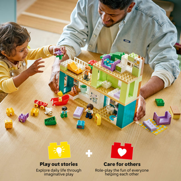 LEGO® DUPLO® Town 3 in 1 Modern Family House with Figures 10470