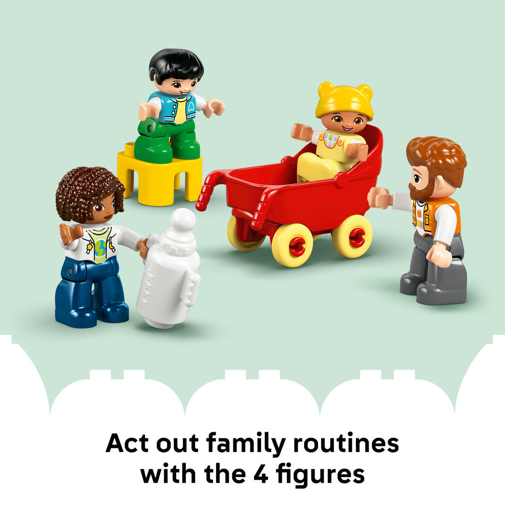 LEGO® DUPLO® Town 3 in 1 Modern Family House with Figures 10470