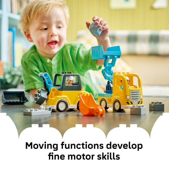 LEGO® DUPLO® Town 3 in 1 Construction Vehicles Toys 10475