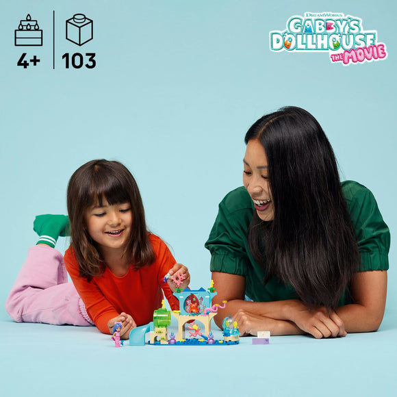 LEGO® Gabby’s Dollhouse Mermaid Gabby’s Aquarium Adventure Animal Toy 11204