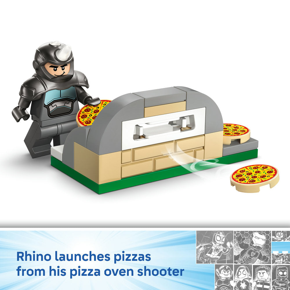 LEGO® ǀ Marvel Spidey And His Amazing Friends Spidey on his Motorcycle vs. Rhino 11206