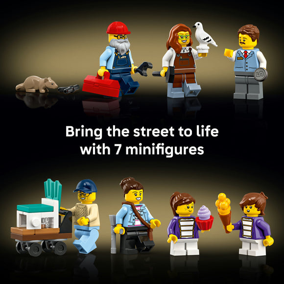 LEGO® ICONS Shopping Street Model Building Kit 11371
