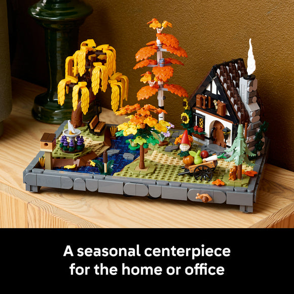 LEGO® Icons Autumn Cottage Garden Model Building Kit 11372