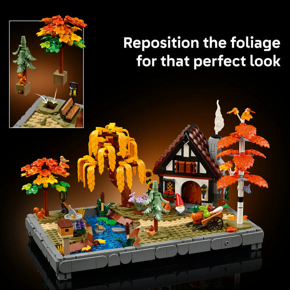 LEGO® Icons Autumn Cottage Garden Model Building Kit 11372