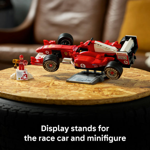 LEGO® Icons Ferrari F2004 & Michael Schumacher Model Car 11375