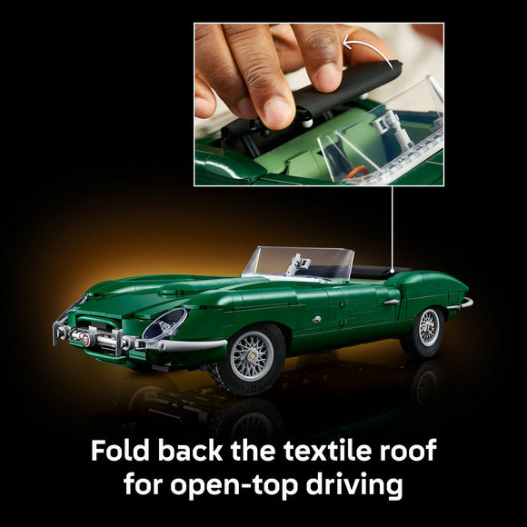 LEGO® Icons Jaguar E-Type - Classic Sports Car Model 11381