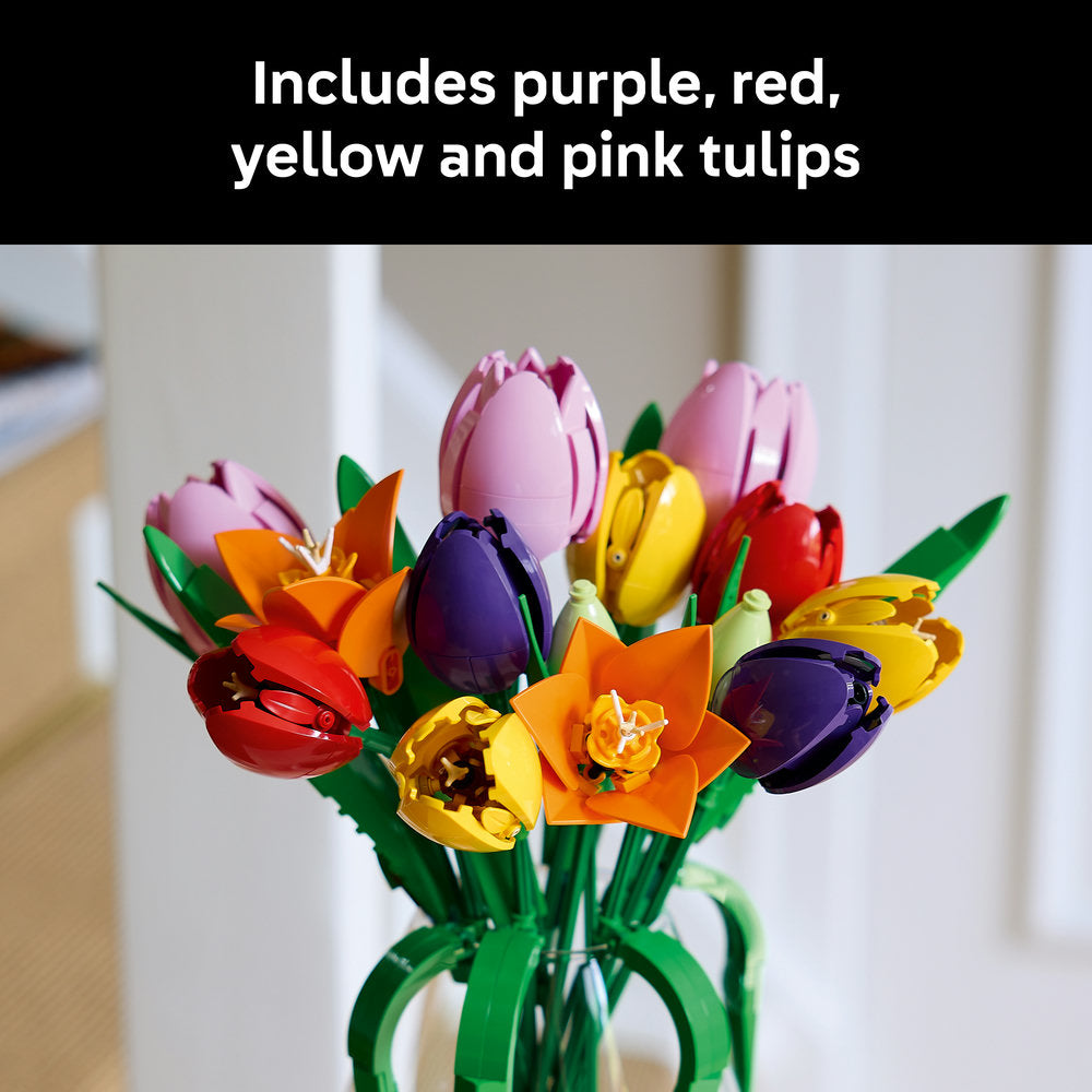 LEGO® Botanicals Tulip Bouquet Flower Decor 11501 | Import A Toy