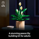 LEGO® Botanicals Peace Lily Flower Decor 11504-4