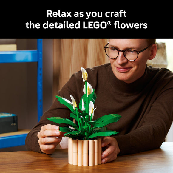 LEGO® Botanicals Peace Lily Flower Decor 11504