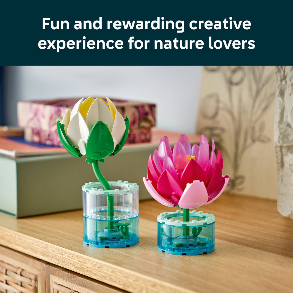 LEGO® Botanicals Water Lilies Flower Building Set 11511 | Import A Toy