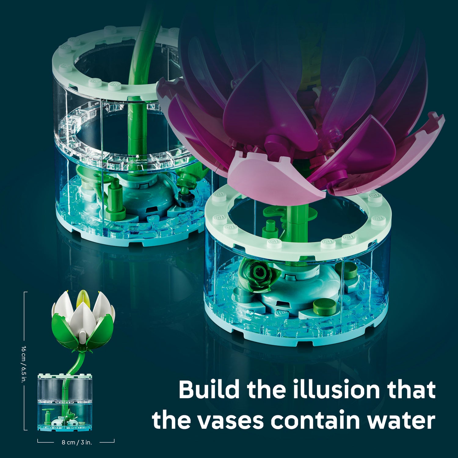 LEGO® Botanicals Water Lilies Flower Building Set 11511 | Import A Toy