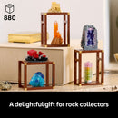 LEGO® Ideas Mineral Collection, Crystal Display Shelves, Living Room Decor 21362-4