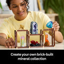 LEGO® Ideas Mineral Collection, Crystal Display Shelves, Living Room Decor 21362-5