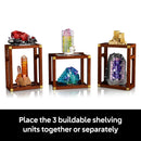 LEGO® Ideas Mineral Collection, Crystal Display Shelves, Living Room Decor 21362-7