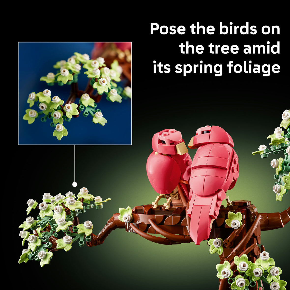 LEGO® Ideas Love Birds Building Set - Bird Decor 21365