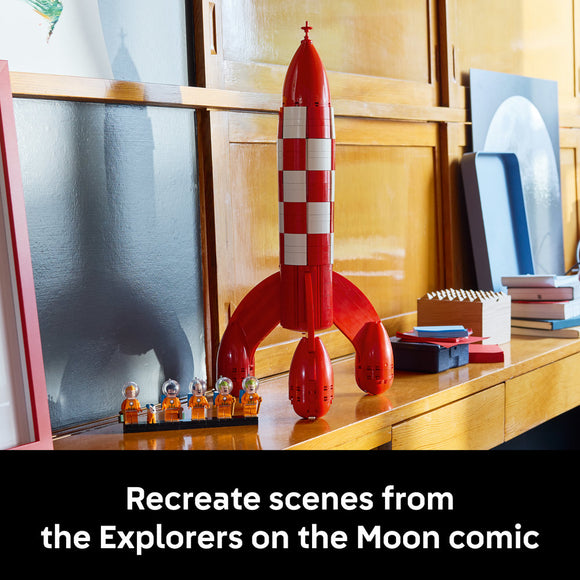 LEGO® Ideas Tintin® Moon Rocket Building Kit for Adults 21367