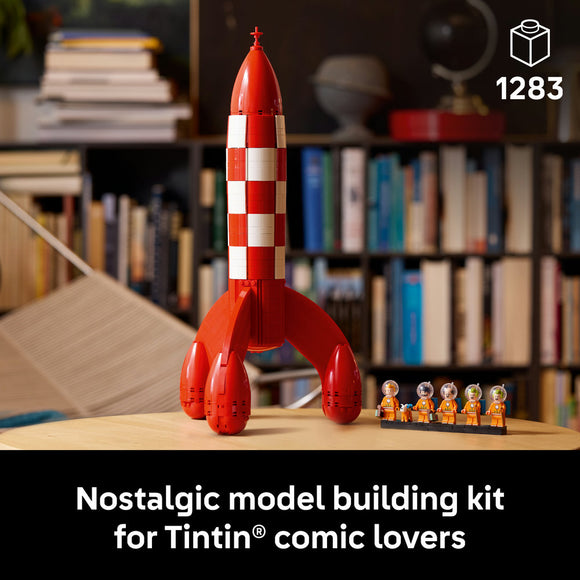 LEGO® Ideas Tintin® Moon Rocket Building Kit for Adults 21367