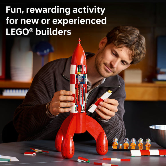 LEGO® Ideas Tintin® Moon Rocket Building Kit for Adults 21367