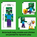 LEGO® Minecraft® Chicken Jockey Building Toy Decor 21582-7