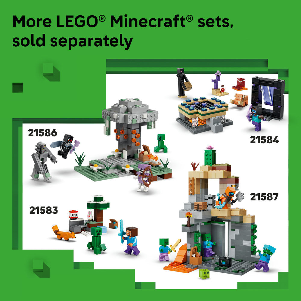 LEGO® Minecraft® Chicken Farm - Gaming Building Toy 21585