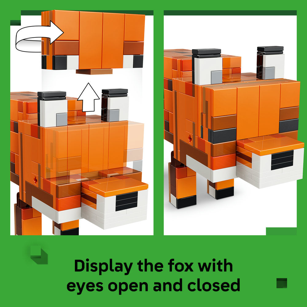 LEGO® Minecraft® The Fox Gaming Decoration Toy Gift 21588 | Import
