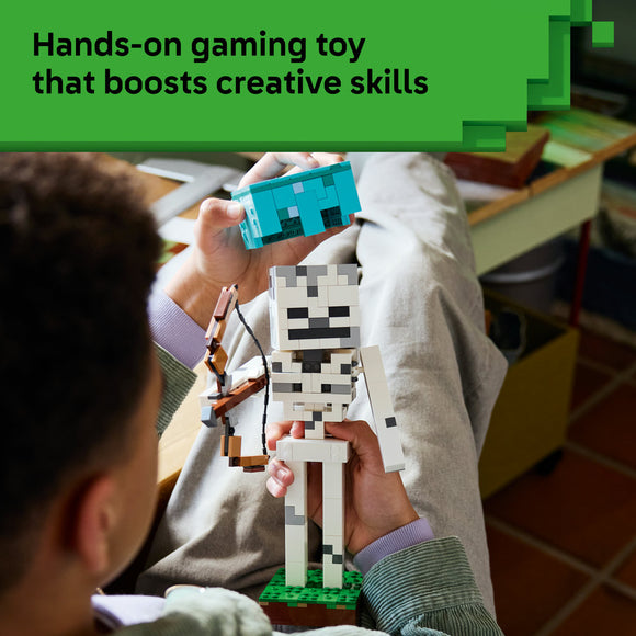 LEGO® Minecraft® The Skeleton Gaming Decor Toy 21594