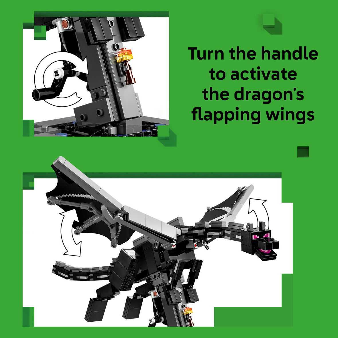 LEGO® Minecraft® The Ender Dragon Video Game Decor 21595