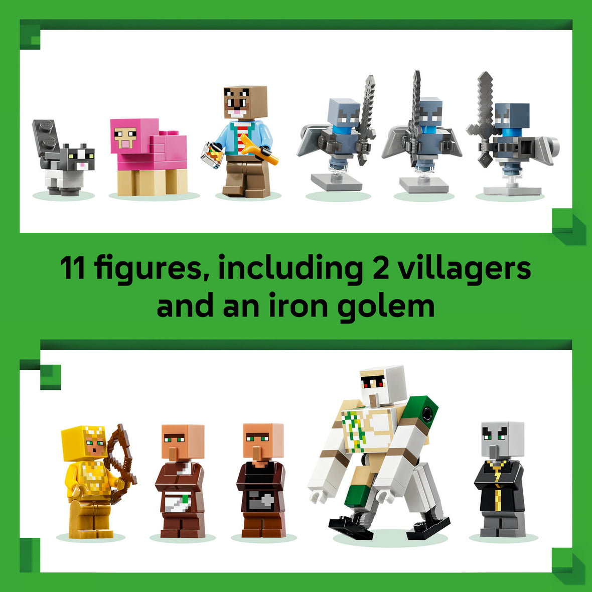 LEGO® Minecraft® Evoker Village Attack Toy Playset 21596