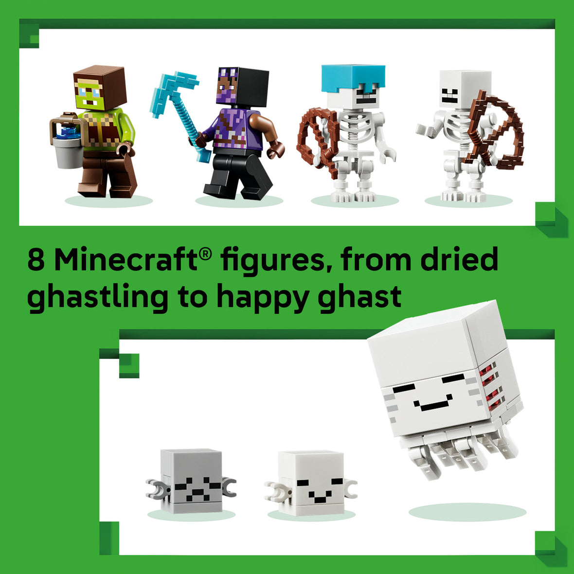 LEGO® Minecraft® Ghast Station Pretend Play Gamer Toy 21597