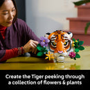 LEGO® Art The Fauna Collection – Tiger, Housewarming Gift for a New Home 31217-4