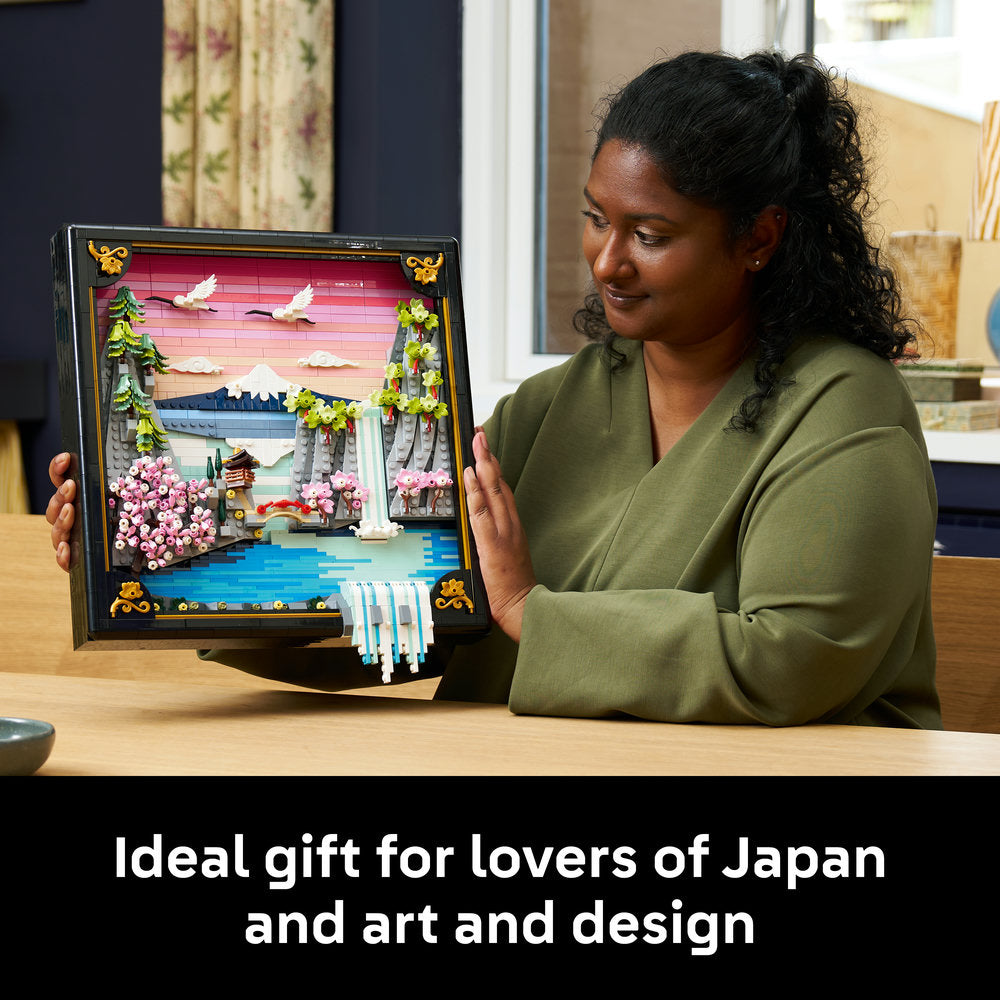 LEGO® Art Japanese Cherry Blossom Landscape Wall Art 31218