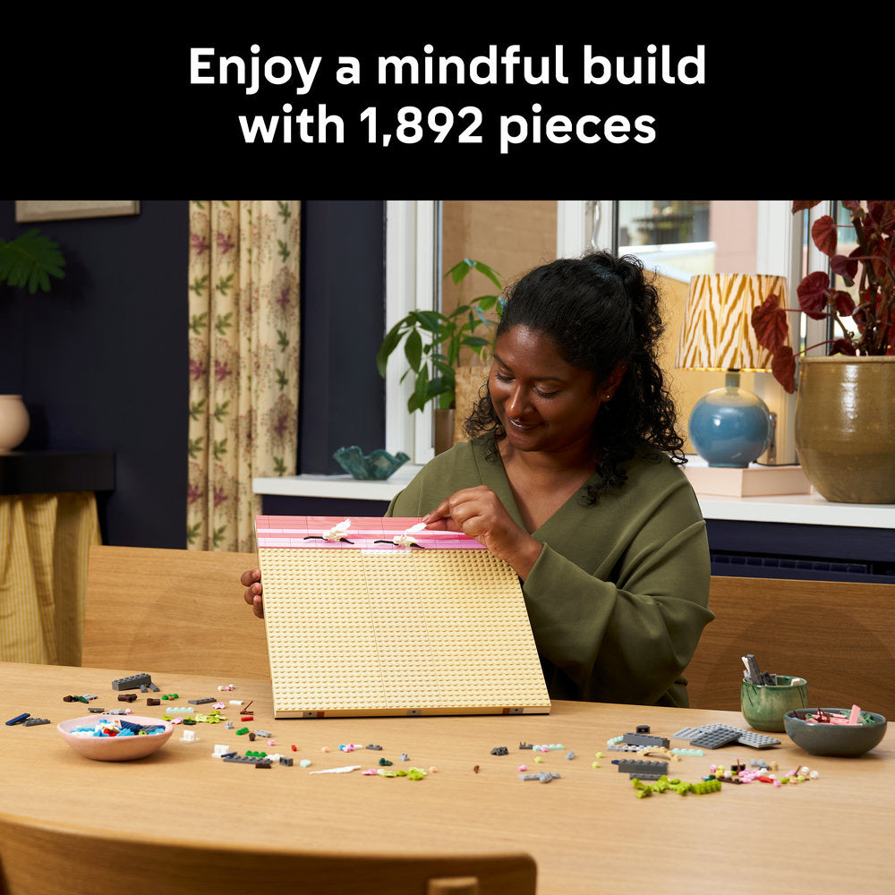 LEGO® Art Japanese Cherry Blossom Landscape Wall Art 31218