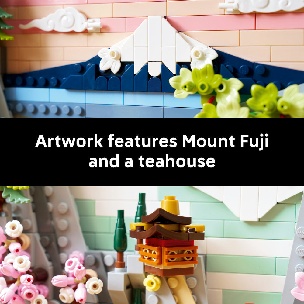 LEGO® Art Japanese Cherry Blossom Landscape Wall Art 31218