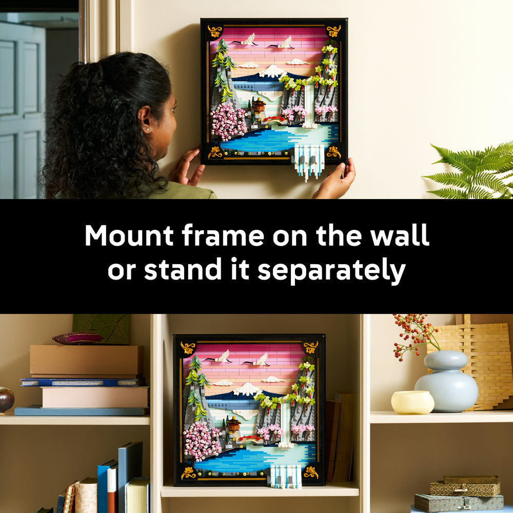 LEGO® Art Japanese Cherry Blossom Landscape Wall Art 31218
