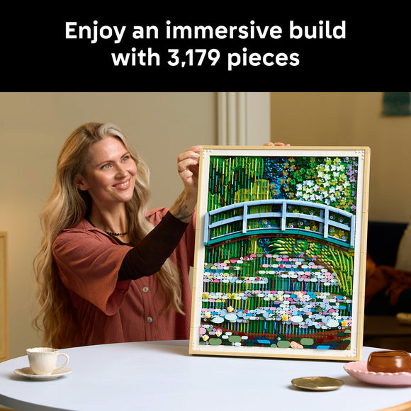 LEGO® Art Claude Monet – Bridge over a Pond of Water Lilies 31220