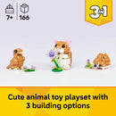 LEGO® Creator 3 in 1 Cute Hamster with a Flower Toy 31376-4