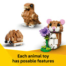 LEGO® Creator 3 in 1 Cute Hamster with a Flower Toy 31376-6
