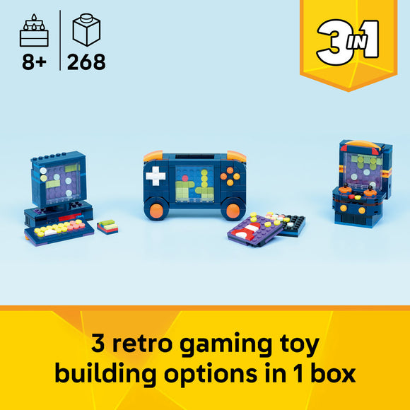 LEGO® Creator 3 in 1 Retro Gaming Console Building Toy 31380