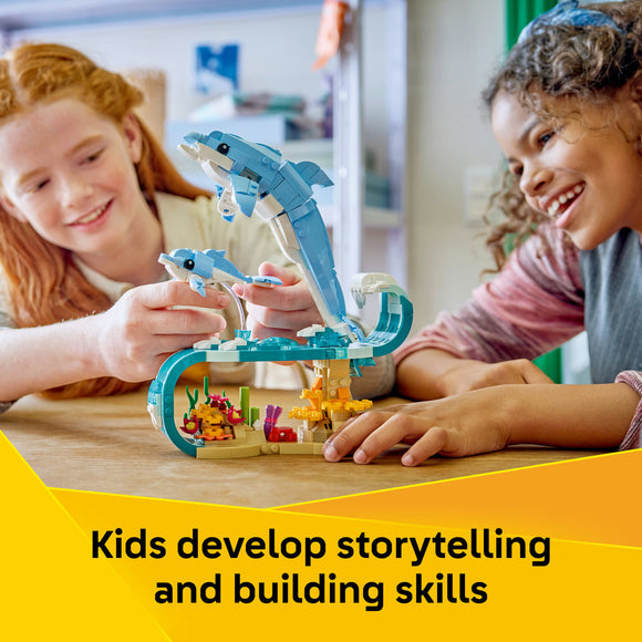 LEGO® Creator 3 in 1 Sea Animals: Beautiful Dolphins 31385