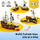 LEGO® Creator 3 in 1 Iconic Pirate Ship Toy 31387-4