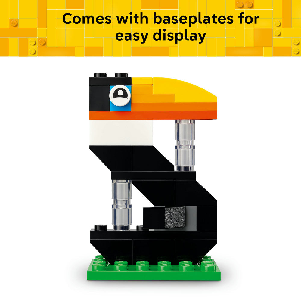 LEGO® Iconic Birthday Numbers Animal Decor 40807