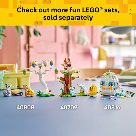 LEGO® Easter Bunny and Chick Egg Hunt Animal Toy Playset Building Kit 40808