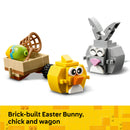 LEGO® Easter Bunny and Chick Egg Hunt Animal Toy Playset Building Kit 40808-6