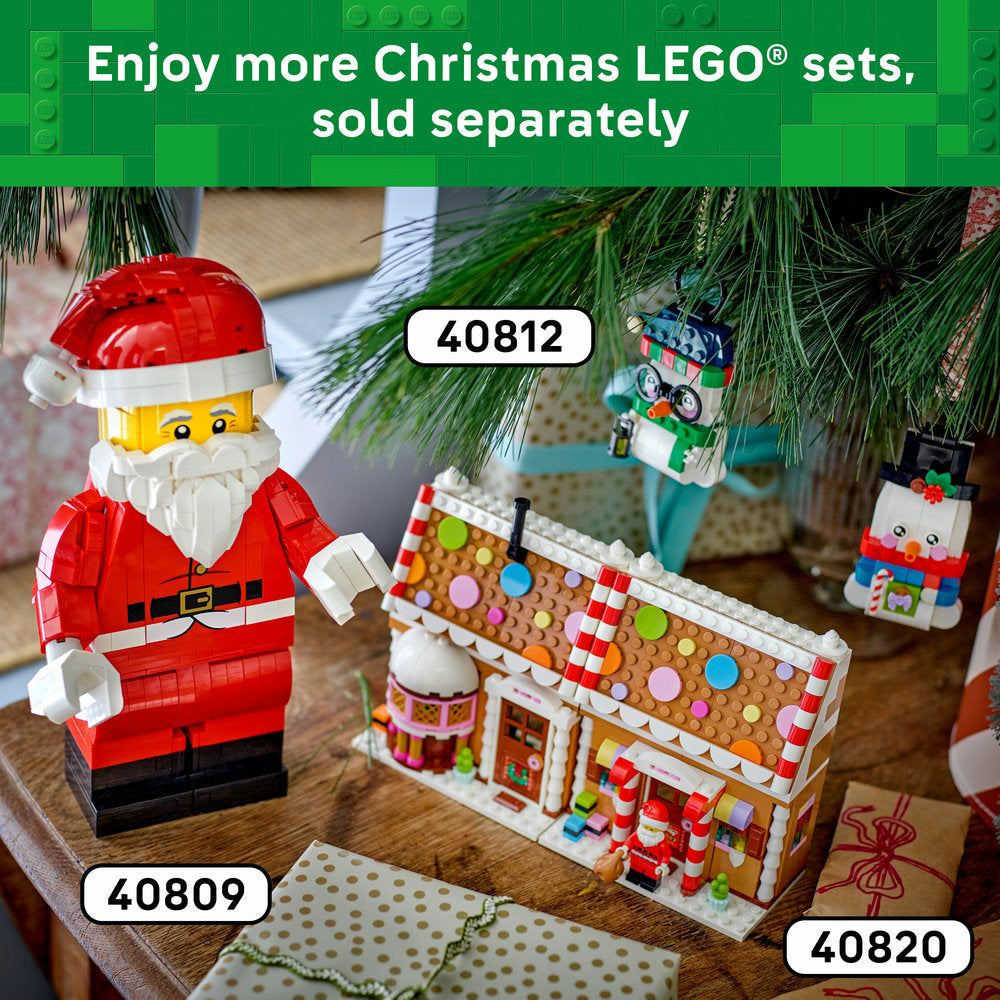 LEGO® Festive Gingerbread House Christmas Toy for Kids 40809