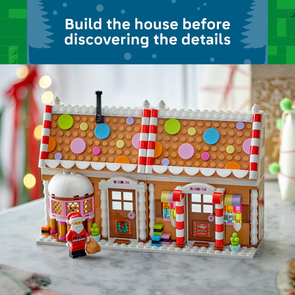 LEGO® Festive Gingerbread House Christmas Toy for Kids 40809