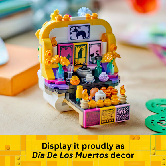 LEGO® Altar of the Dead Día De Los Muertos Skull Decor 40811