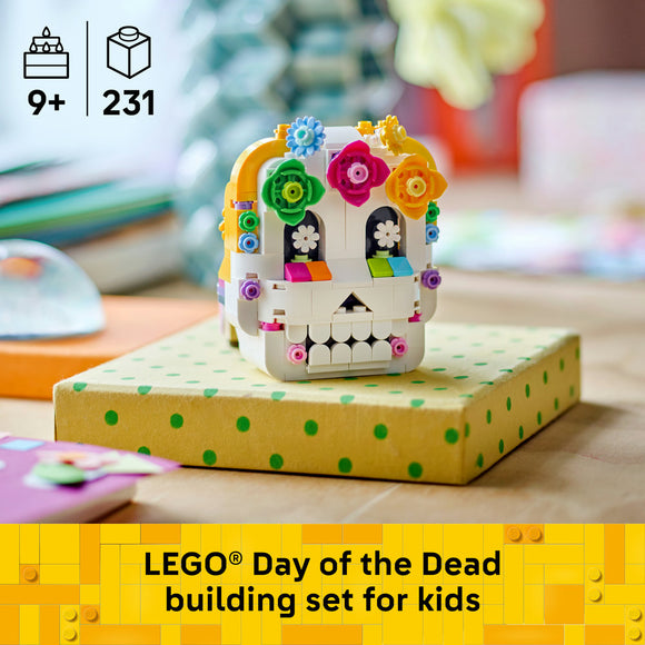 LEGO® Altar of the Dead Día De Los Muertos Skull Decor 40811