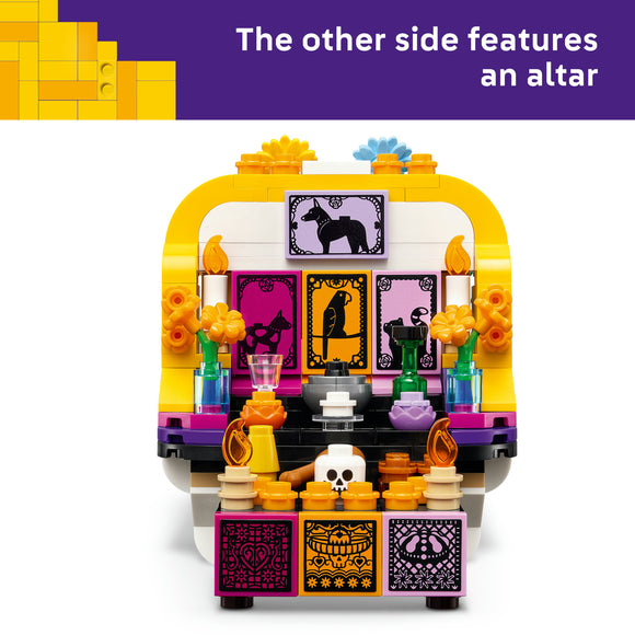 LEGO® Altar of the Dead Día De Los Muertos Skull Decor 40811